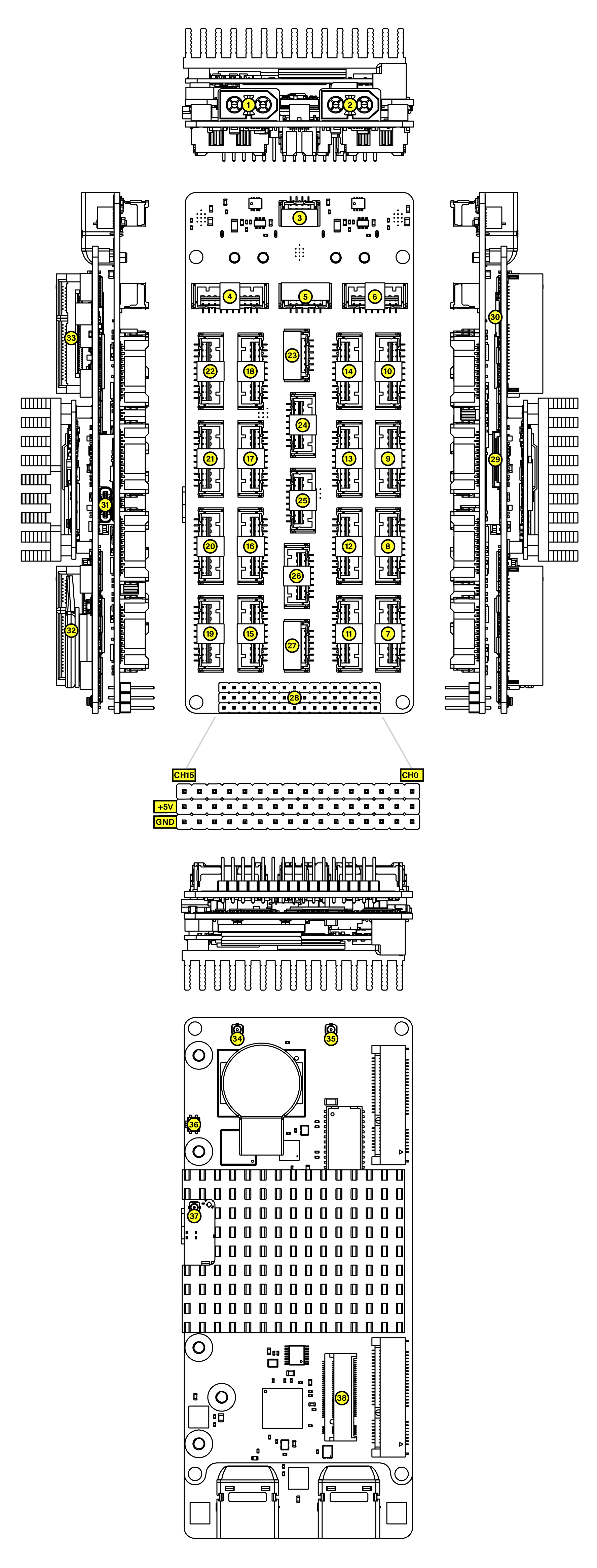 LightForce Interface Layout