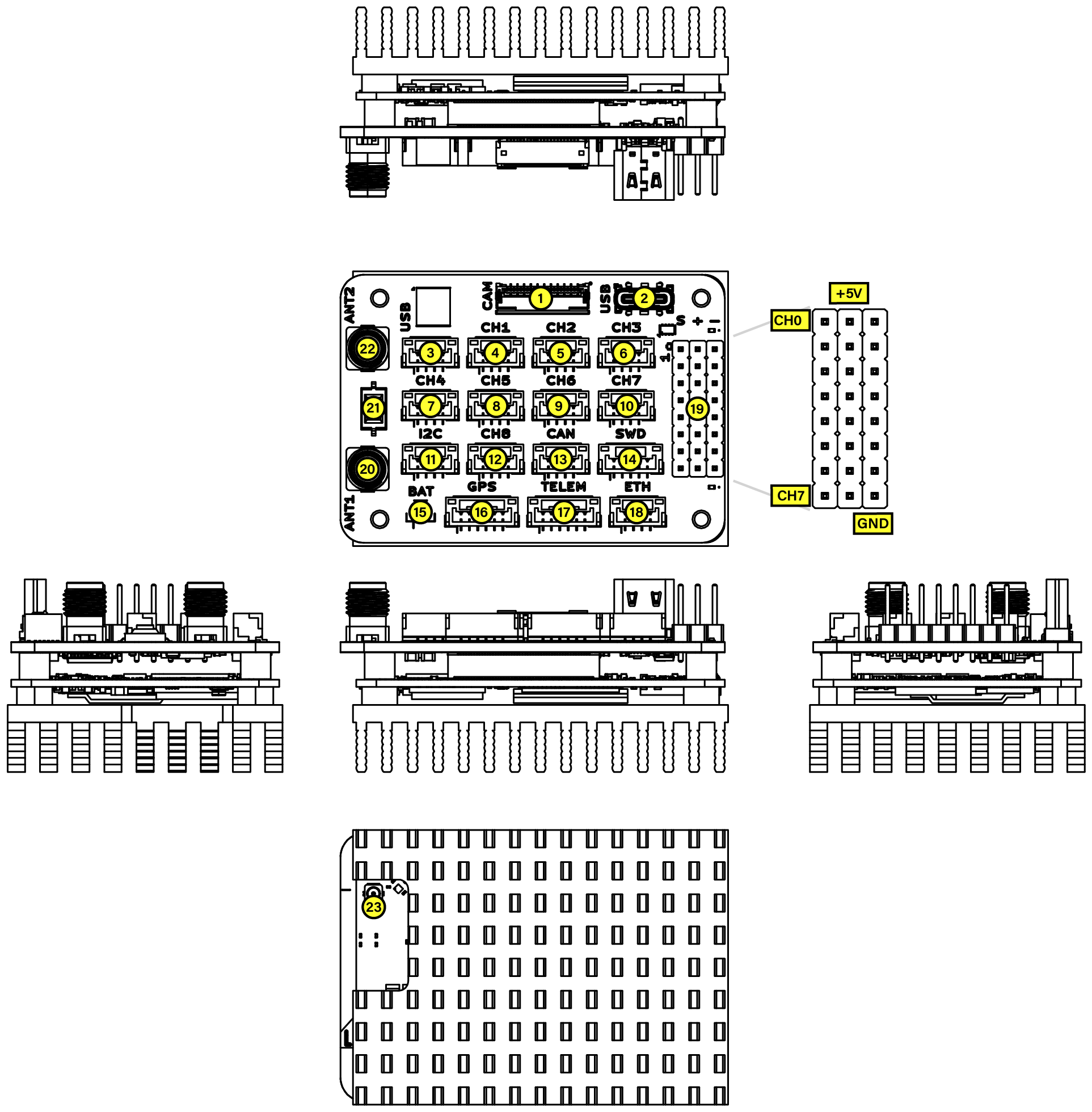 LightForce Interface Layout